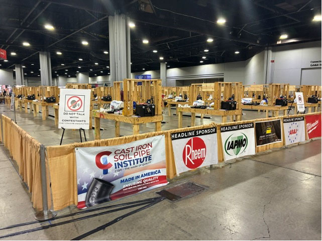 Plumbing competition stations
