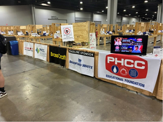 PHCC SkillsUSA competition area